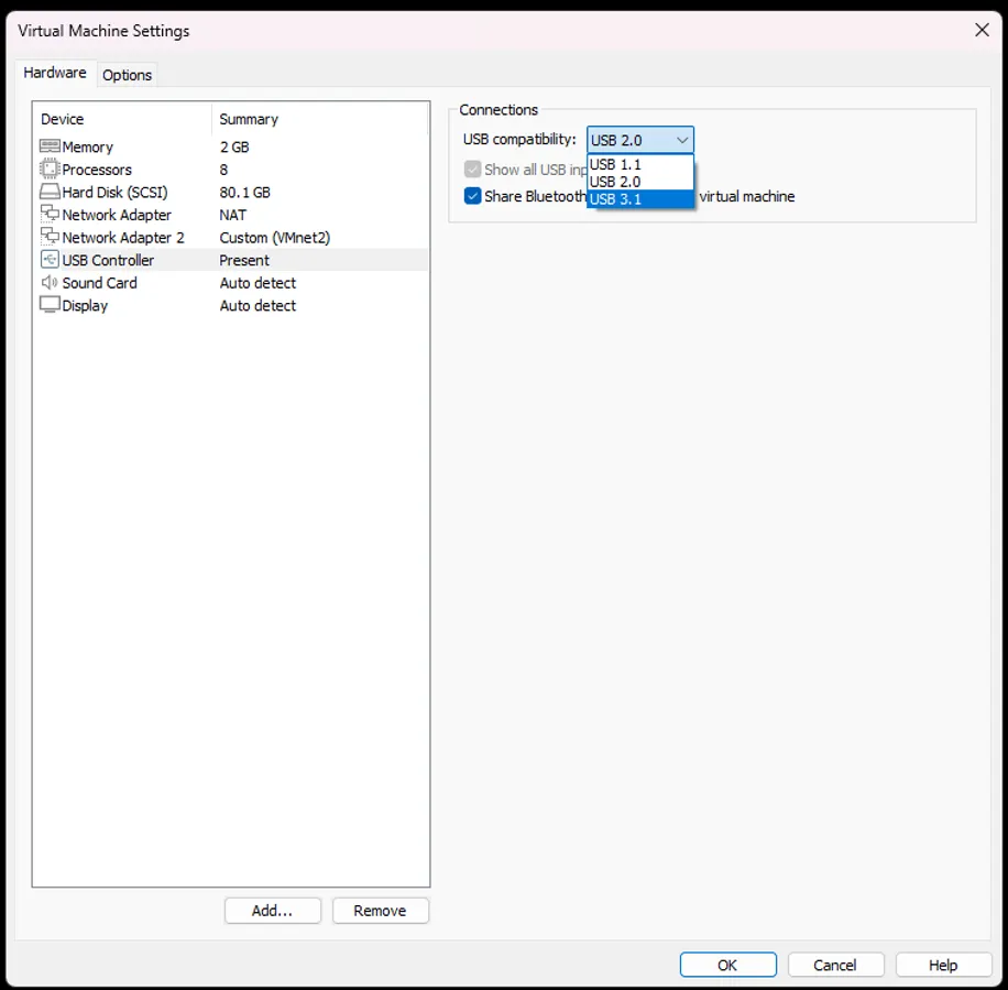 USB3.1VMware